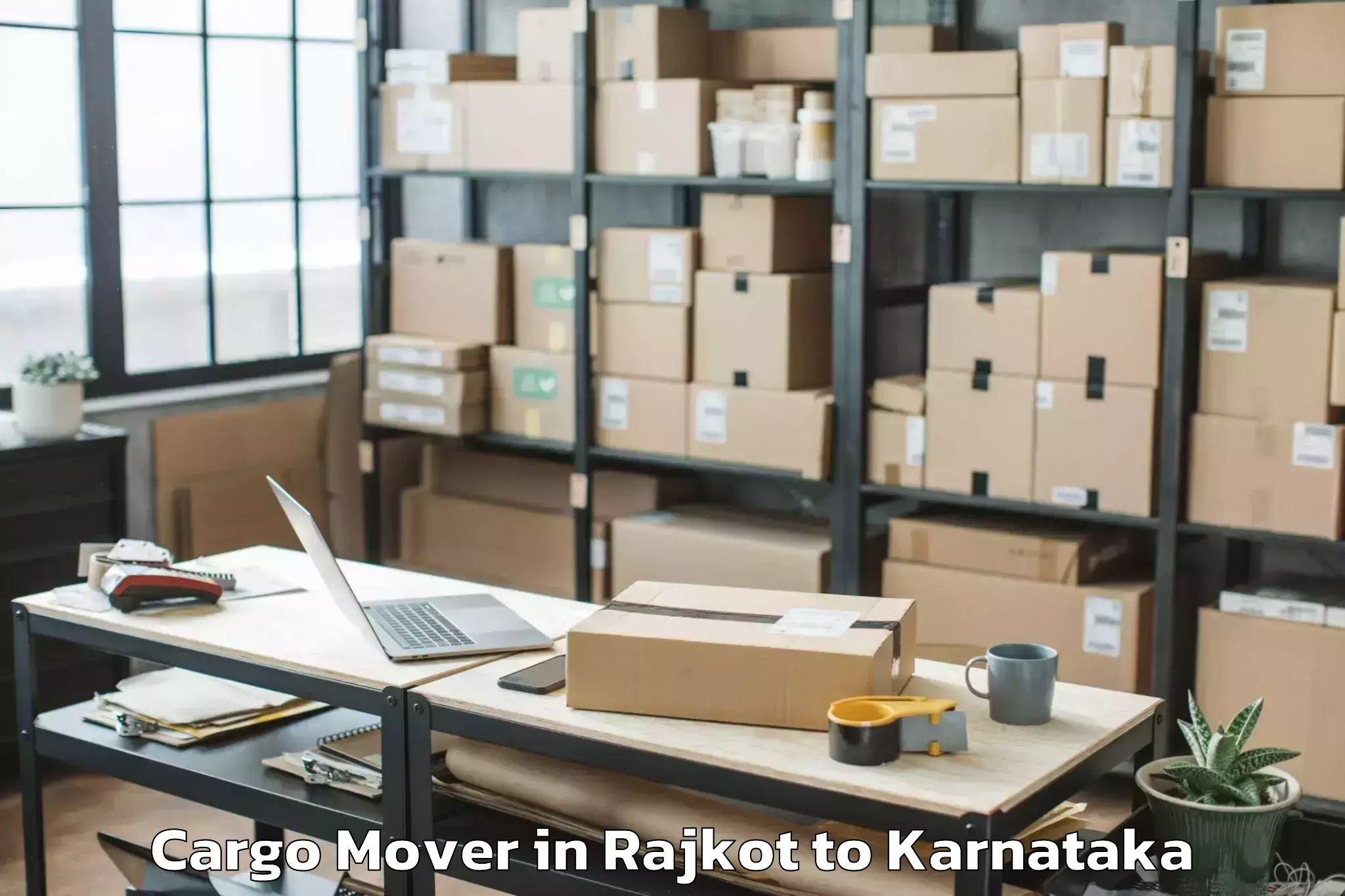 Quality Rajkot to Mariyammanahalli Cargo Mover